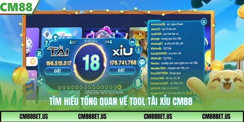 Tìm hiểu tổng quan về tool tài xỉu CM88